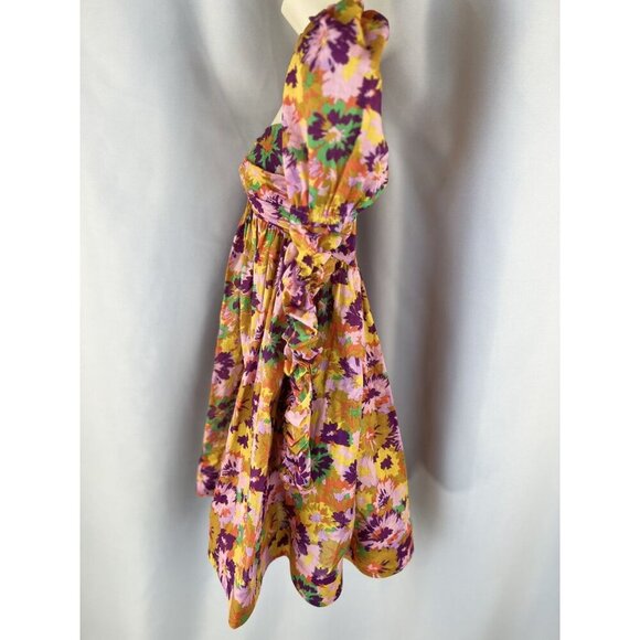 NEW Zimmermann Violet Front-Twist Detailed Mini Dress $695 - Picture 10 of 13